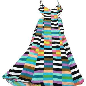 Mara Hoffman Multicolor Cutout Casual Maxi Dress